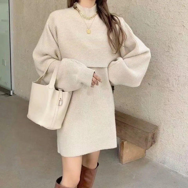 Feeling It Ivory White Sweater Dress – Shop the Mint