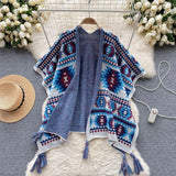 Violetta Vintage warm knitted Capes - Alamode By Akanksha