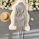 Macy Woolen Bodycon Dress - Alamode By Akanksha
