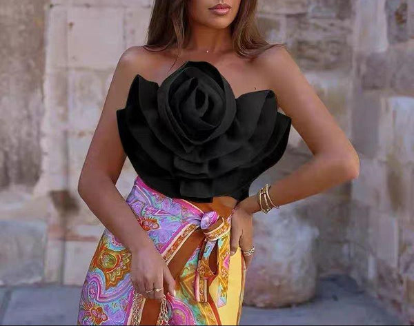 Eden Statement Floral Top - Alamode By Akanksha