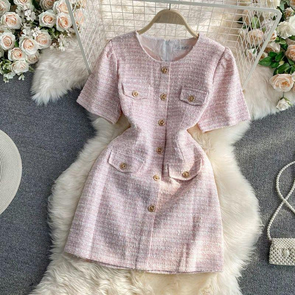Fedora Tweed Dress - Alamode By Akanksha