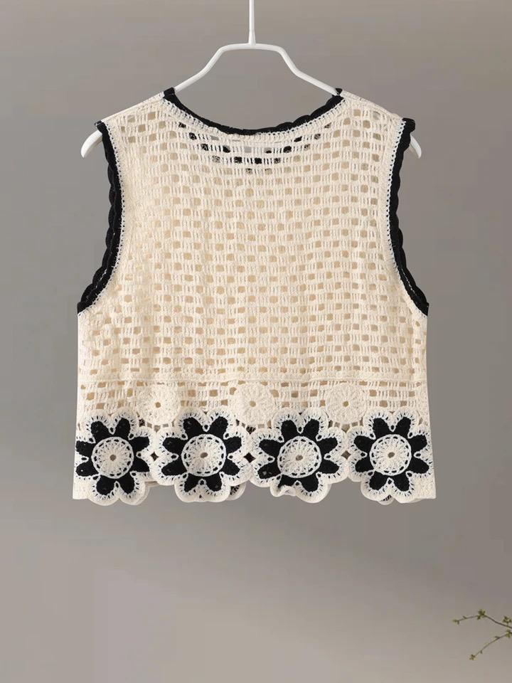 Hanako Crochet Coord Set -Resortwear