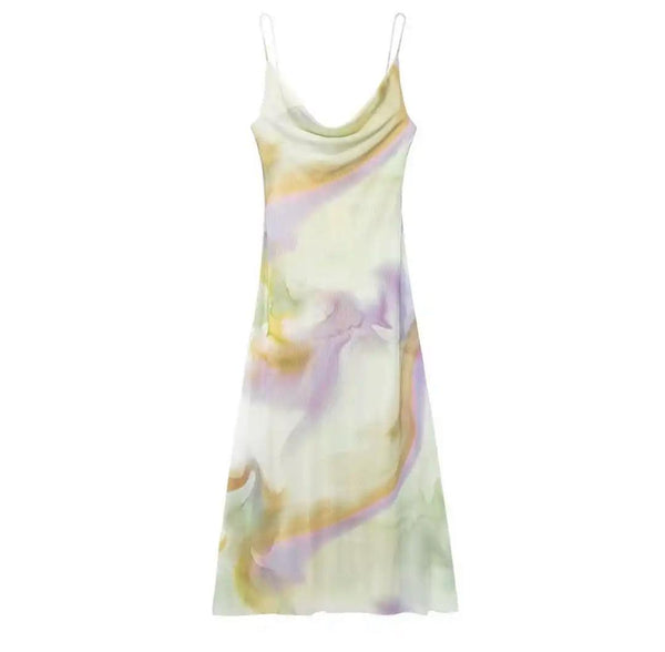 Tie And Dye Summer Holiday Dress