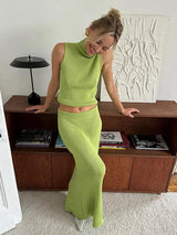 Seri Luxe Soft Knit Coord Set -Resortwear