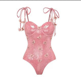 Shane Swimsuit with Sarong Skirt