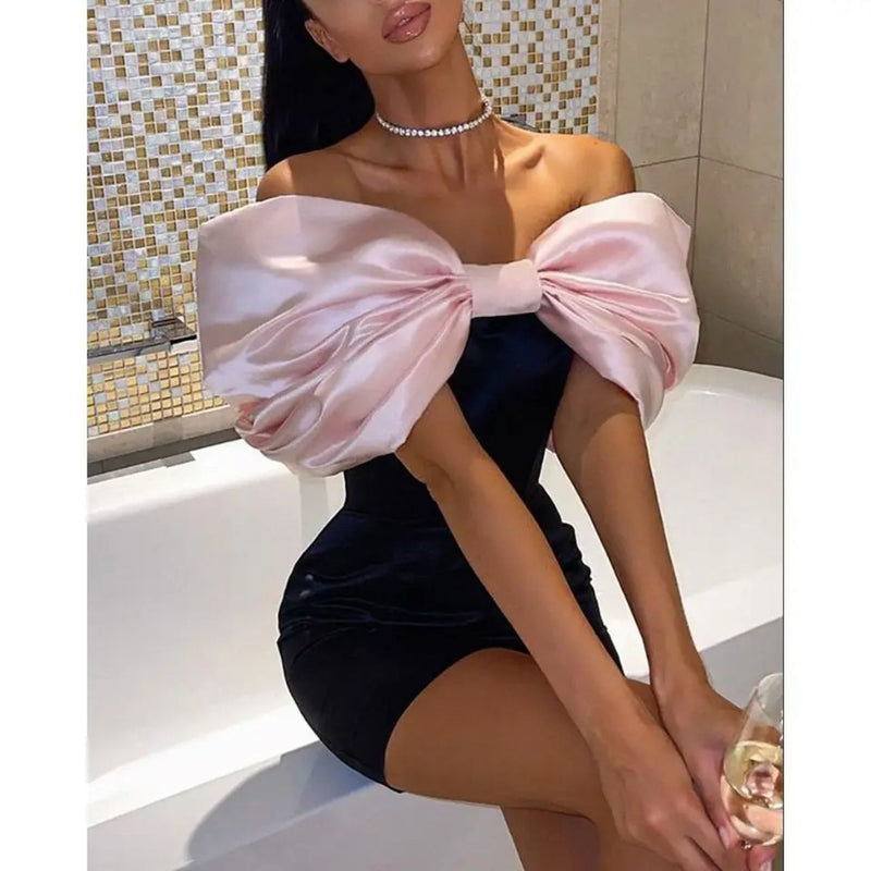 Candy Statement Bow Dress