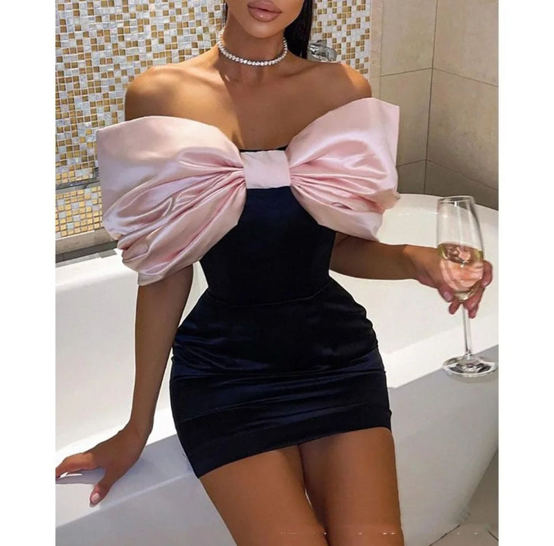 Candy Statement Bow Dress