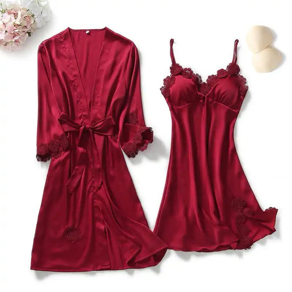 Amy Loungewear Set In Red