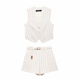 Tarly Striped Summer Coord Set