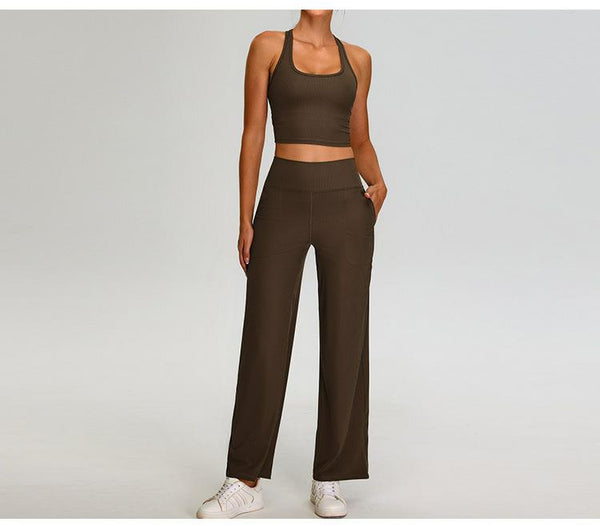 Alex Activewear Set In Brown
