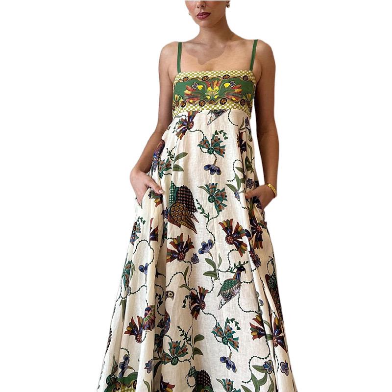 Alaric Printed Holiday Dress