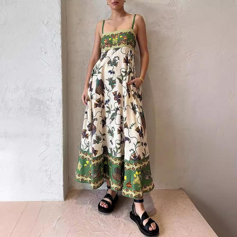 Alaric Printed Holiday Dress