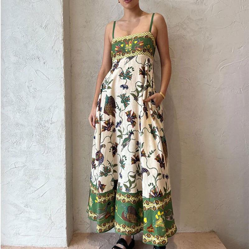 Alaric Printed Holiday Dress