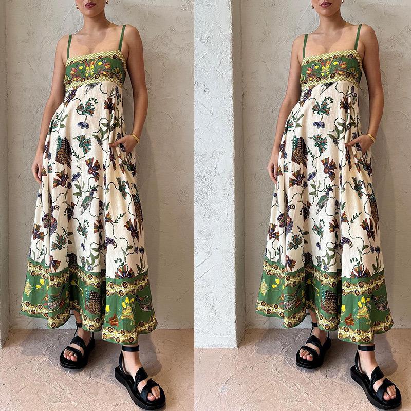 Alaric Printed Holiday Dress
