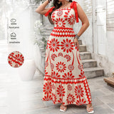 Catherine Floral Holiday Dress