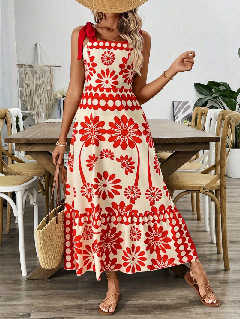 Catherine Floral Holiday Dress