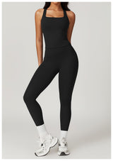 Margo Premium Activewear Set In Black