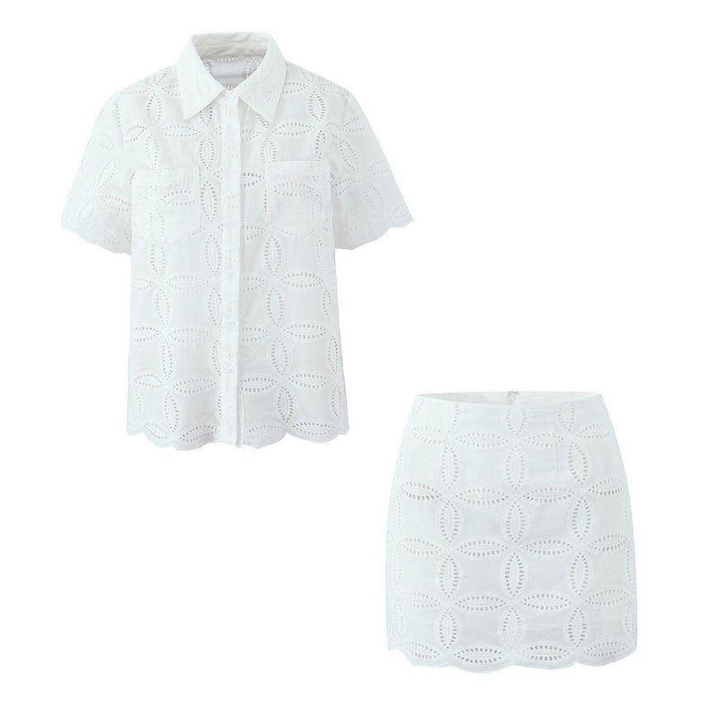 Karen Eyelet Summer Coord Set