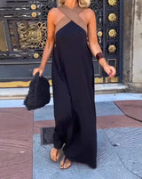 Jemini Summer Holiday Dress In Brown