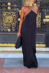 Jemini Summer Holiday Dress In Brown