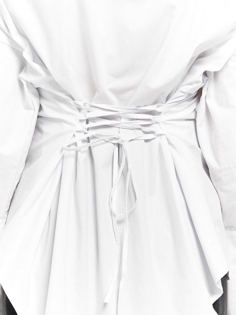 Nelli Statement Formal Shirt In White