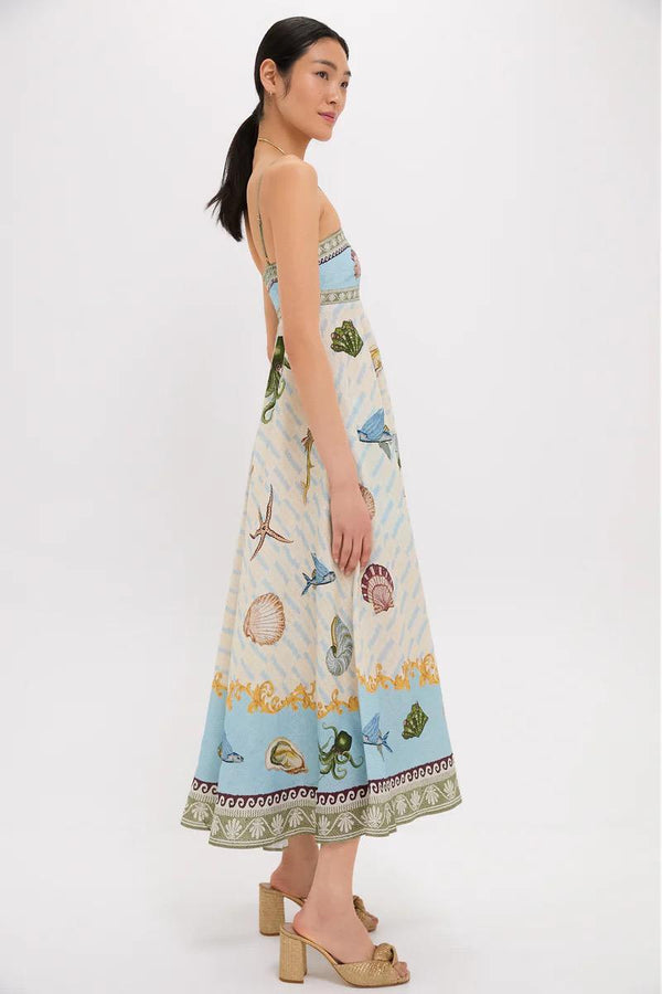 Aralia Printed Summer Dress