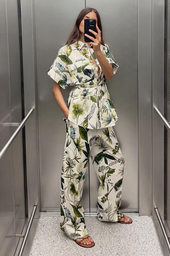 Taisiya Statement floral Coord Set