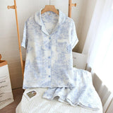 Mista Cotton Nightsuit In Blue