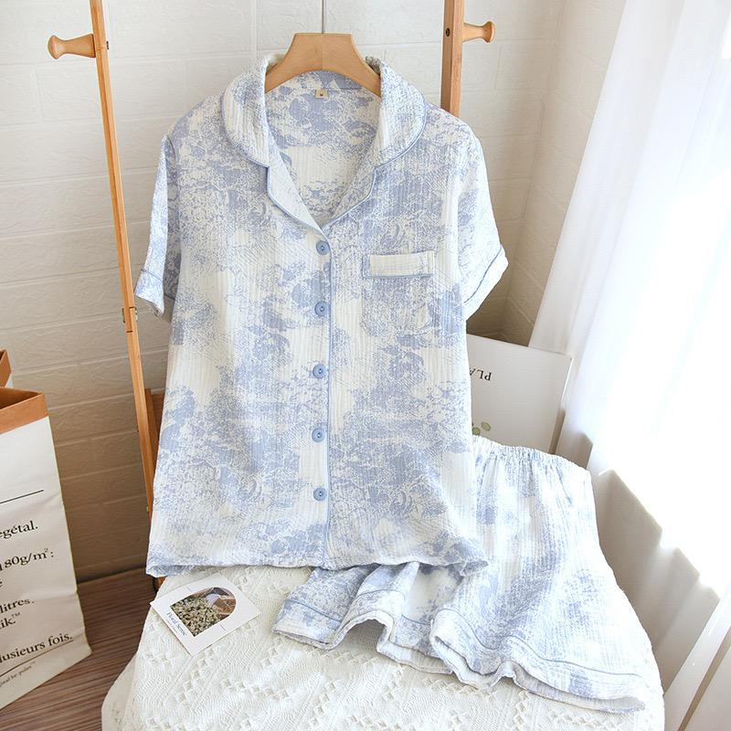 Mista Cotton Nightsuit In Blue