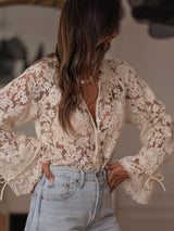 Sarah Embroidered Formal Top