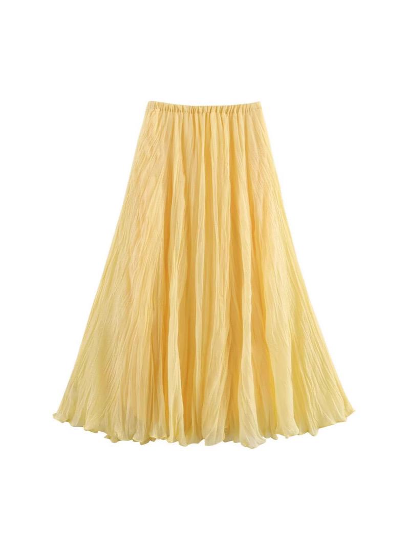 Daisy Summer Skirt in Yellow