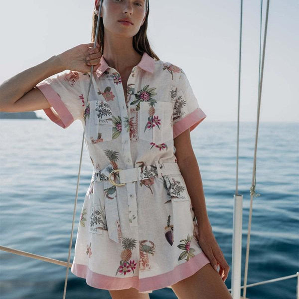 Austin Floral Summer Romper