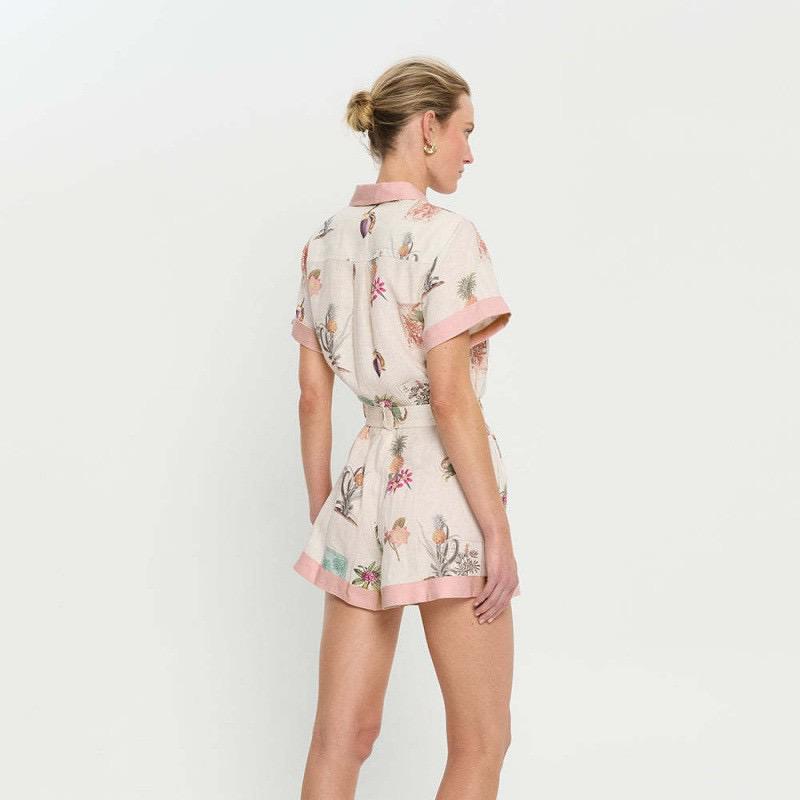 Austin Floral Summer Romper