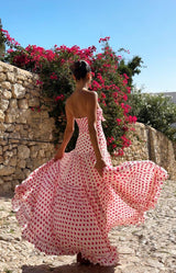Genesis Polka Swimsuit With Skirt