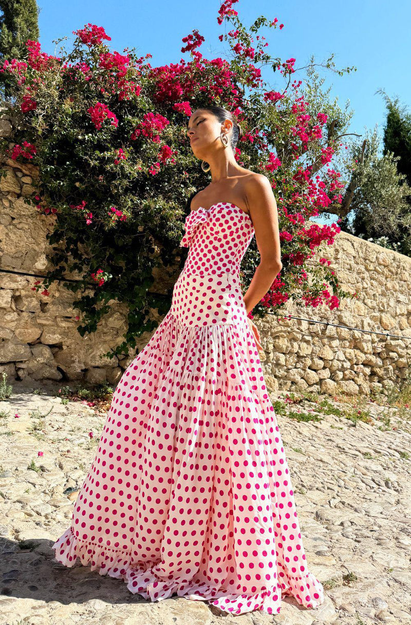 Genesis Polka Swimsuit With Skirt