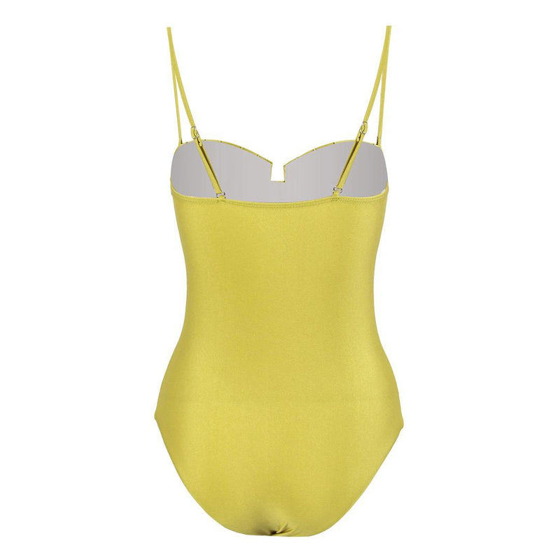 Trope Luxe Swimsuit With Coverup In Yellow