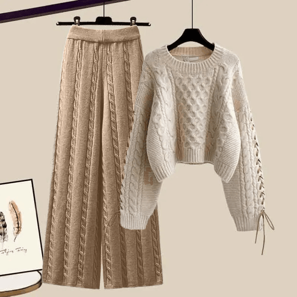 Noah Knitted Winter Co-ord - Alamode By Akanksha