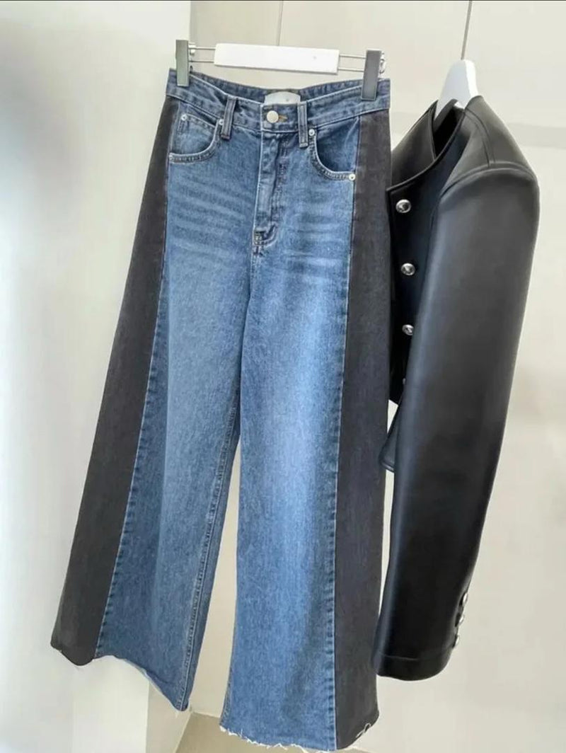 Casia Two Tone Denim Jeans