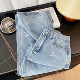 Gabi Bow Denim Jeans
