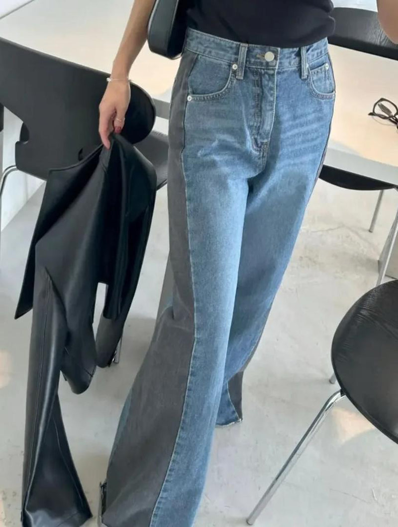Casia Two Tone Denim Jeans