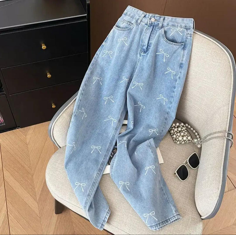 Gabi Bow Denim Jeans
