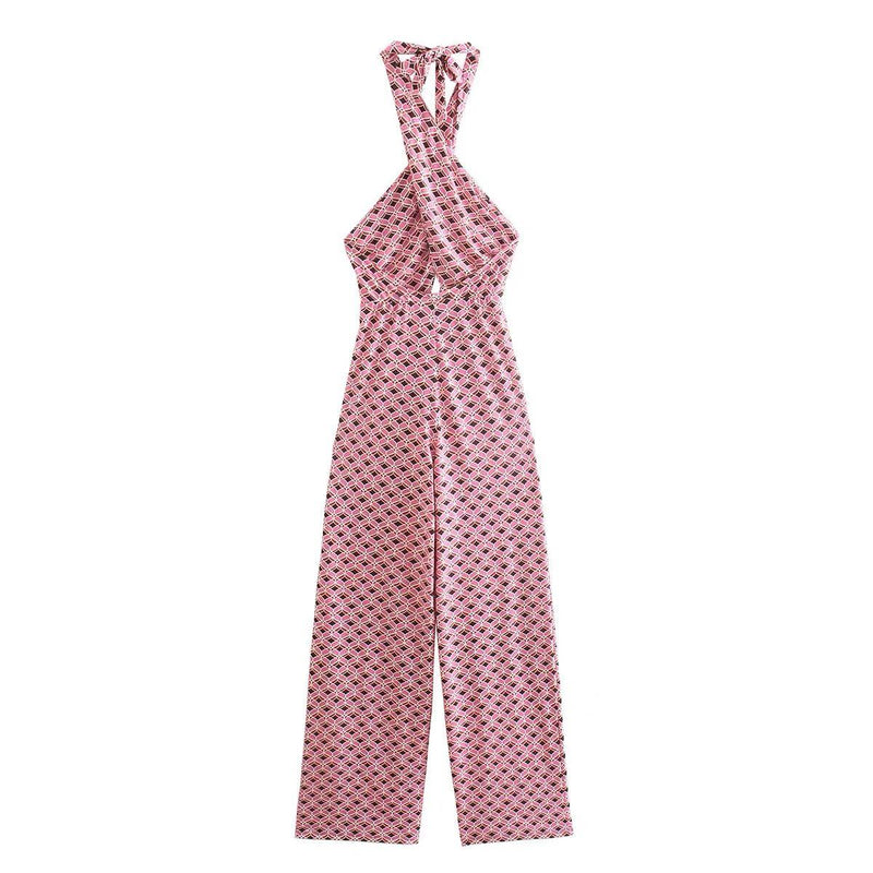 Simona Abstract Holiday Jumpsuit - Alamode By Akanksha
