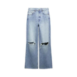 Ulyana Ribbed Denims - Alamode By Akanksha