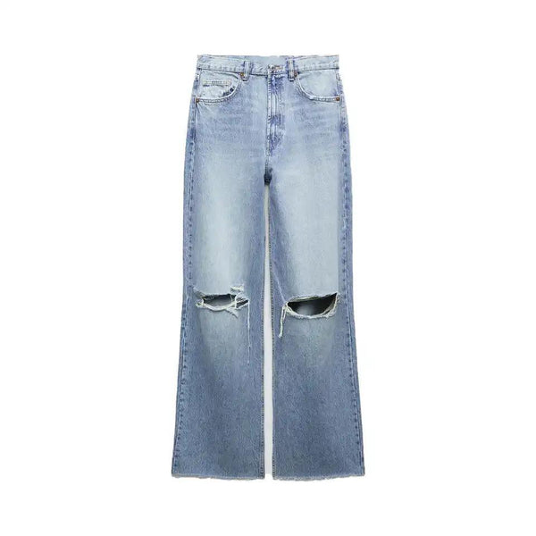 Ulyana Ribbed Denims - Alamode By Akanksha