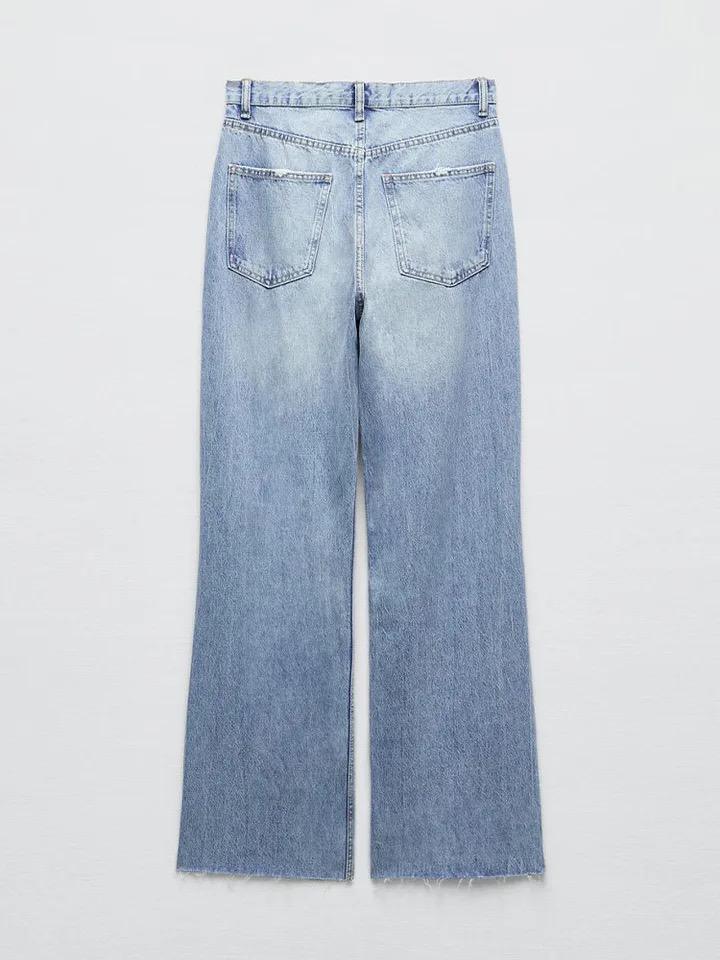 Ulyana Ribbed Denims - Alamode By Akanksha