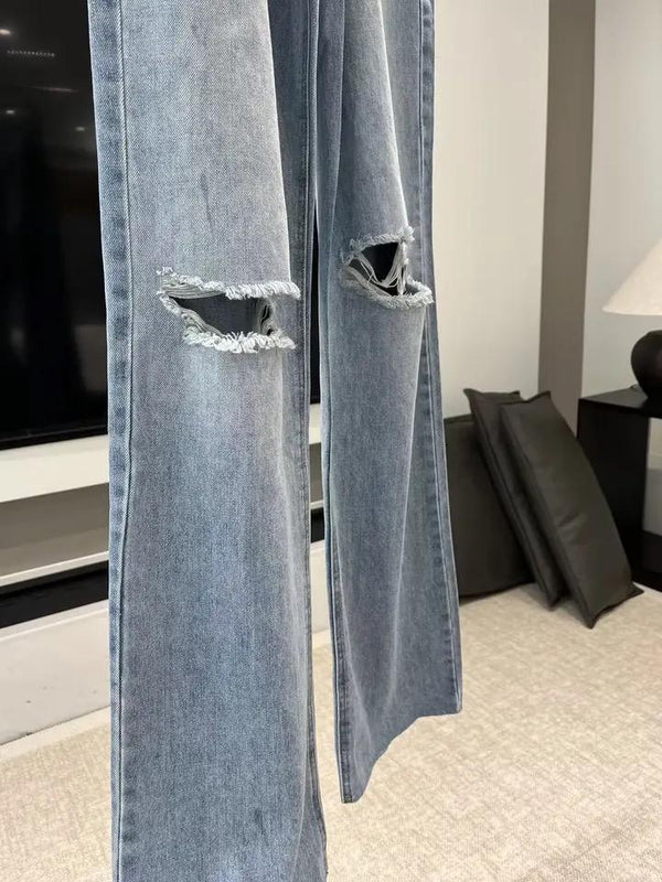 Ulyana Ribbed Denims - Alamode By Akanksha