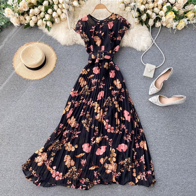 Meadow Belted Dress - Alamode By Akanksha