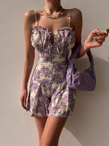 Samira Floral Romper - Alamode By Akanksha