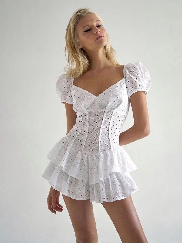 Wetzel Eyelet Dress - Alamode By Akanksha