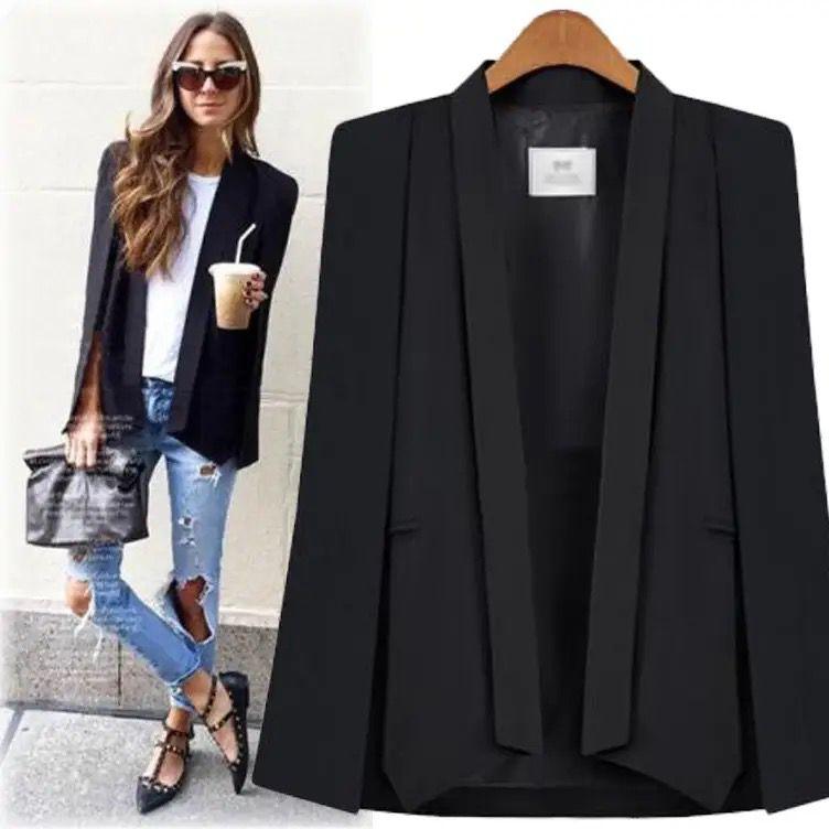 Aurora Cape Blazer in White and Black - Alamode By Akanksha